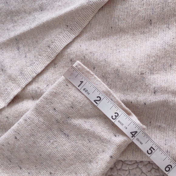 Eileen Fisher Size M Speckled Waterfall Organic Cotton Wool Blend Sweater - Picture 5 of 10